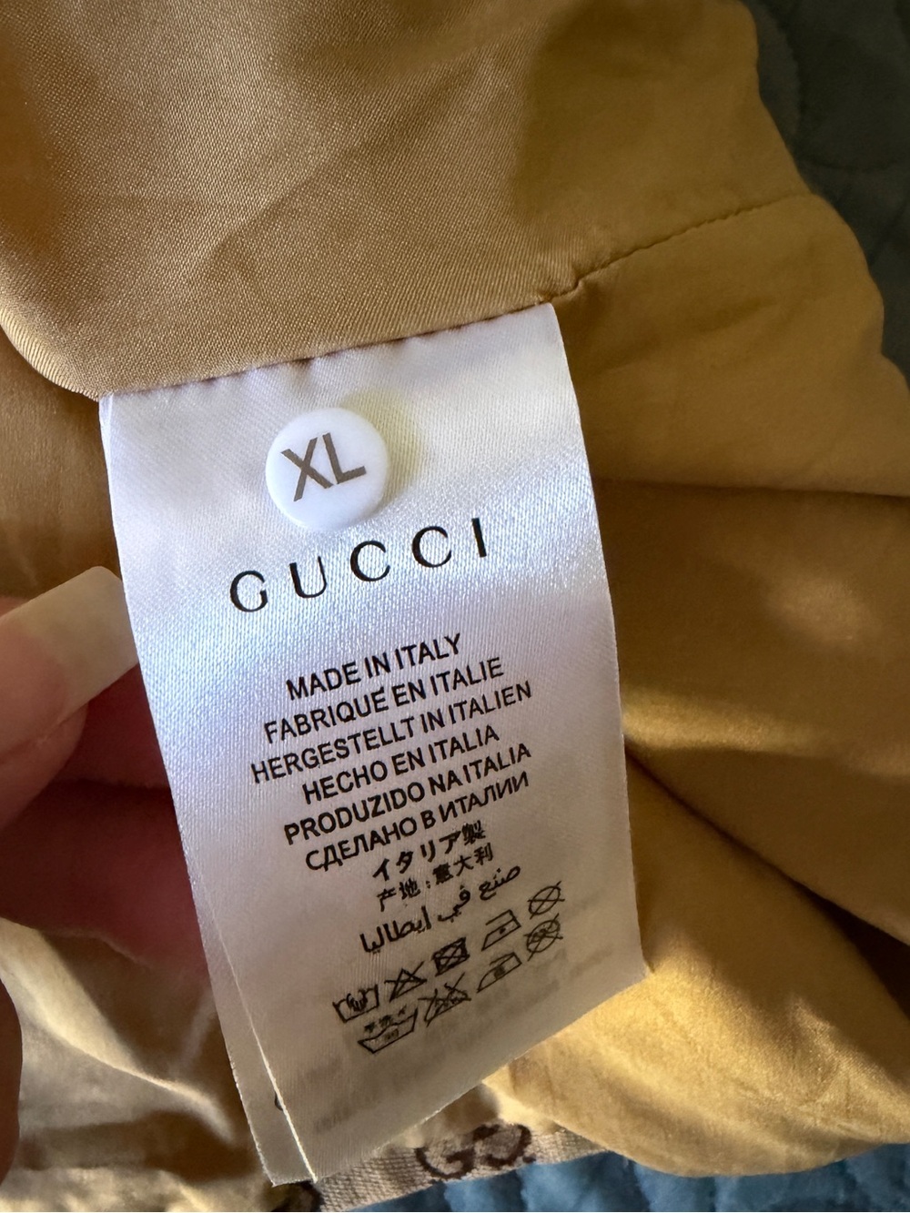 Gucci Monogram Short Sleeve Belted Dress in Beige RUN SMAll - Picture 8 of 14